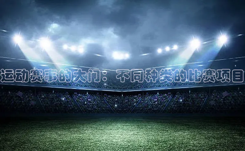 运动赛事的大门：不同种类的比赛项目